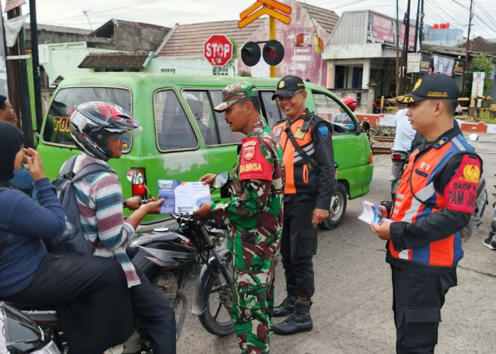 Jaga Keselamatan Perjalanan KA, KAI Daop 4 Semarang Laksanakan Sosialisasi Keselamatan di Perlintasan Sebidang