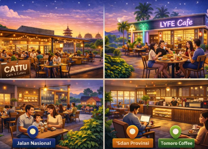 Rekomendasi Cafe Baru di Singkawang, Dari Konsep Modern hingga Ramah Keluarga