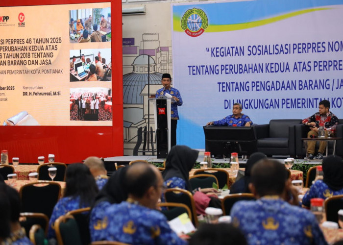 Pemkot Pontianak Sosialisasikan Perpres 46 Tahun 2025, Bahasan Dorong Efisiensi Pengadaan Barang dan Jasa