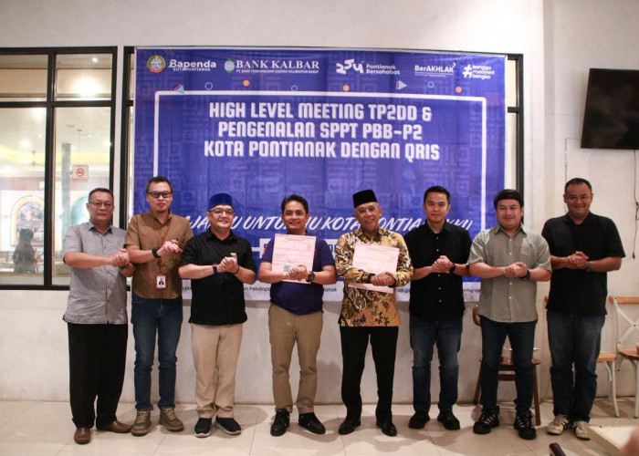 Pemkot Pontianak Dorong Digitalisasi Daerah, Kini Bayar PBB Bisa Lewat QRIS