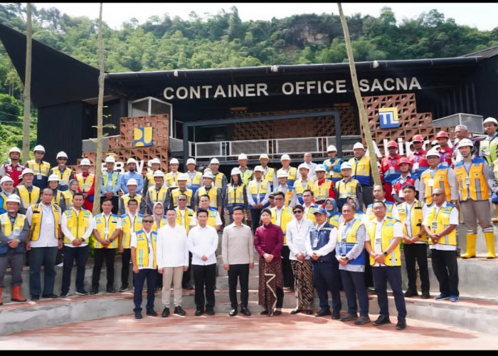 Wapres Tinjau Bendungan Bagong, PTPP Percepat Proyek