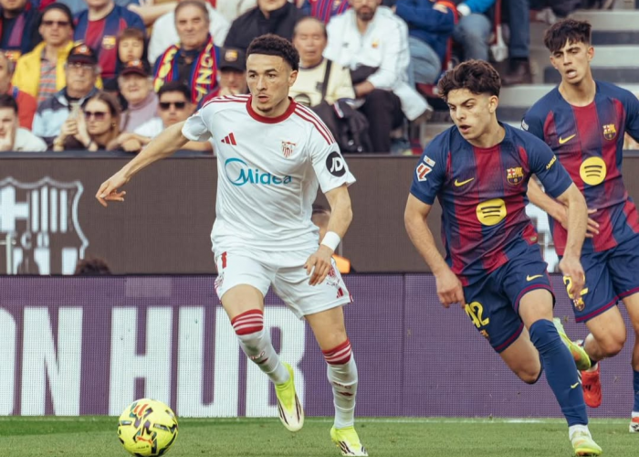 Analisis Taktik Barcelona vs Sevilla: Cara Blaugrana Hancurkan Man-to-Man Los Nervionenses