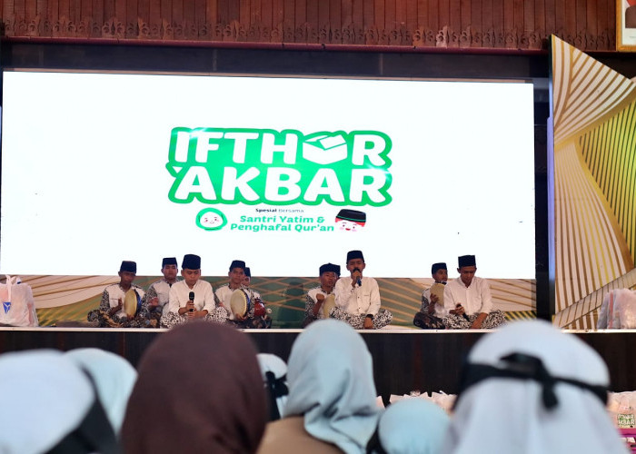 Iftar Akbar Ramadan di Pendopo Gubernur Kalbar, 300 Santri Yatim dan Penghafal Al-Qur’an Hadir