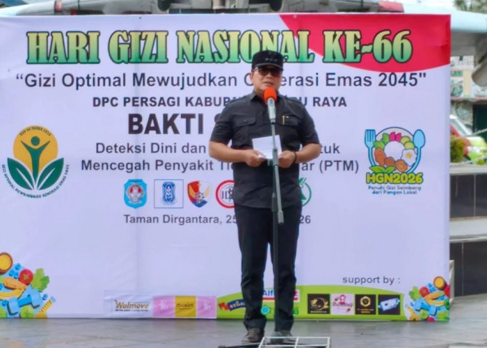 Hari Gizi Nasional 2026, Bupati Kubu Raya Tekankan Pentingnya Kolaborasi Tingkatkan Gizi Anak