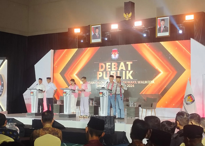 Tjhai Chui Mie-Muhammadin Paparkan Visi dan Program Kerja di Debat Calon Walikota Singkawang