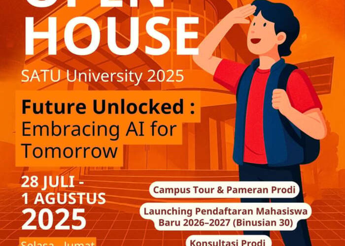 SATU University Gelar Open House 2025 Bertema AI