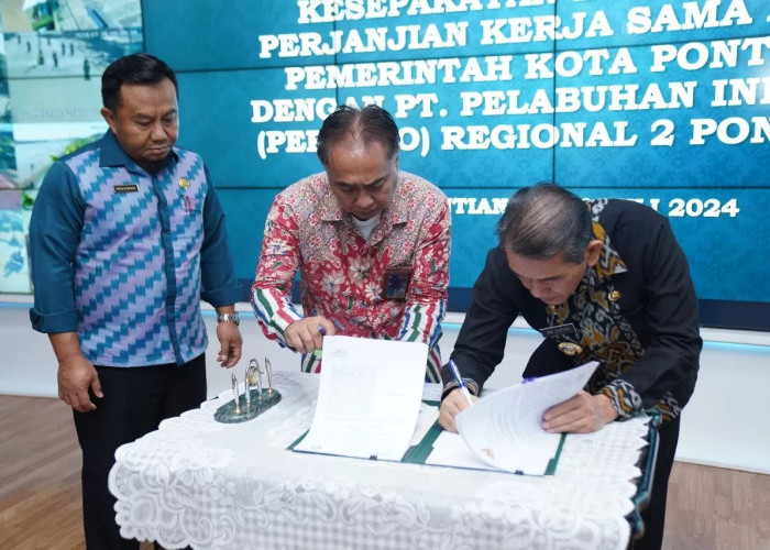 Pemkot Pontianak Jalin Kerjasama Dengan PT Pelindo Dalam Pembangunan Sanitasi Pontianak