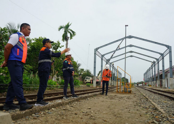 Tingkatkan Pelayanan, KAI Divre I Sumut Tata dan Perluas Stasiun Lima Puluh