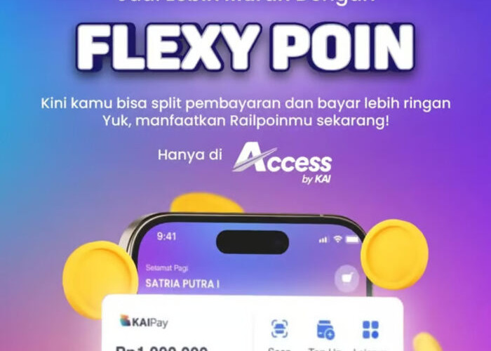 Kabar Gembira! Beli Tiket Kereta Api Kini Lebih Murah dengan Fitur Flexy Poin di Access by KAI