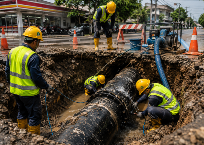 PDAM Pontianak Update Perbaikan Pipa Bocor Kamis 4 Juni 2026