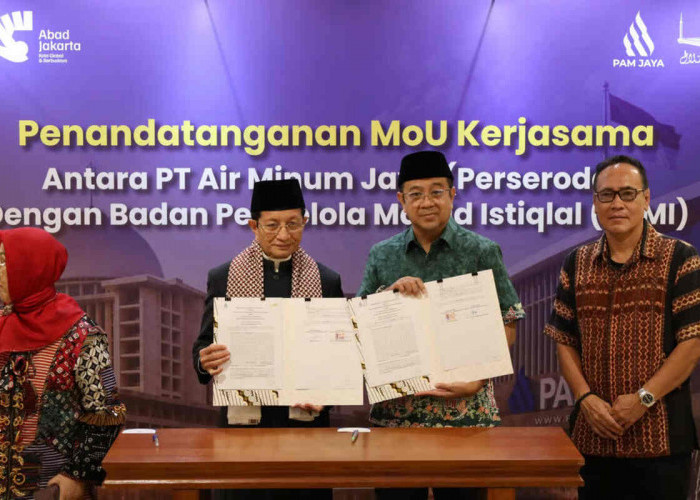 Hari Pelanggan Jadi Momentum, PAM JAYA Beri Air Gratis untuk Masjid Istiqlal
