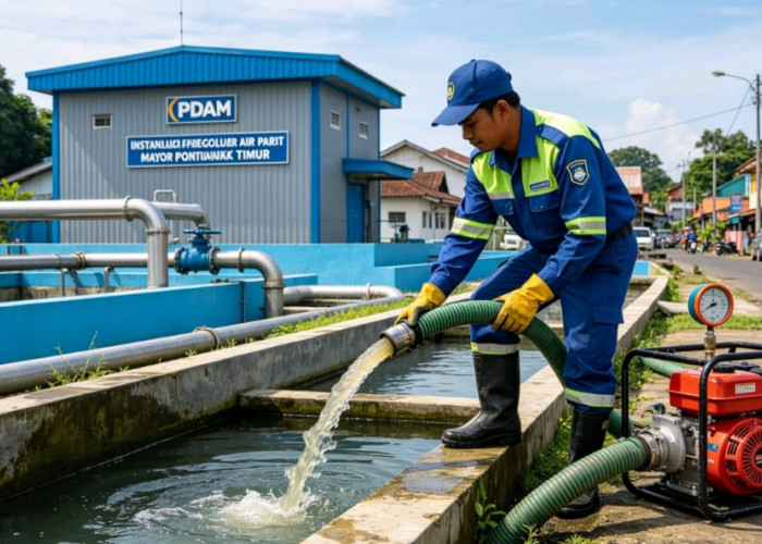 PDAM Informasikan Distribusi Air di Pontianak Timur Terganggu 8 April 2026