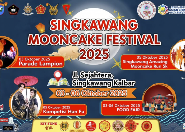 Singkawang Mooncake Festival 2025: Jadwal dan Rute Parade Lampion