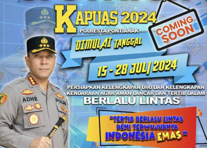 Demi Wujudkan Indonesia Emas, Kapolresta Pontianak Adakan OPS Patuh Kapuas 2024