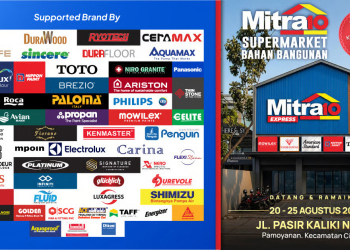Grand Opening Mitra10 Pasir Kaliki Bandung, Nikmati Promo Menarik untuk Kebutuhan Rumah