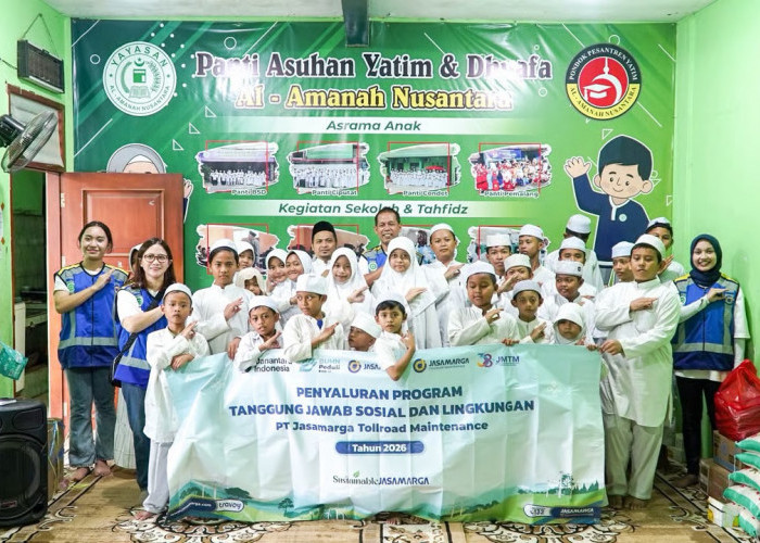 PT Jasamarga Tollroad Maintenance Salurkan Bantuan Ke Panti Asuhan Dalam Rangka Hari Ulang Tahun ke-38