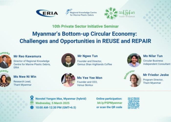 Webinar: Myanmar’s Circular Economy in REUSE & REPAIR