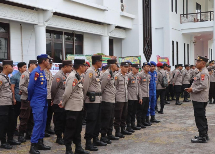 Polres Mempawah, Kodim 1201/Mph, dan Instansi Terkait Amankan Pelantikan Anggota DPRD Kabupaten Mempawah 2024