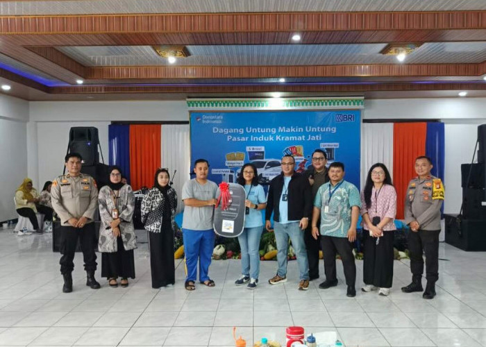 BRI Region 6/Jakarta 1 Gelar Pengundian Program “Dagang Untung Makin Untung” di Pasar Induk Kramat Jati