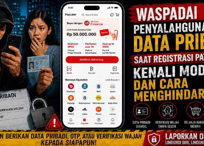 Waspadai Penyalahgunaan Data Pribadi saat Registrasi Paylater, Kenali Modus dan Cara Menghindarinya