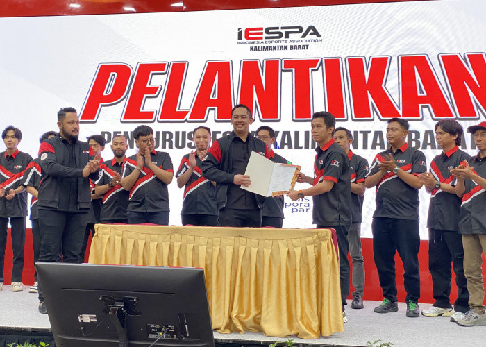 Nilsen Honggo Resmi Nahkodai IESPA Kalbar 2026-2028, Targetkan Emas di FORNAS 2027