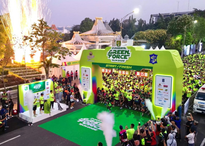Tegaskan sebagai Destinasi Sport Tourism, Surabaya Green Force Run 2026 Diikuti 6.000 Pelari dari 10 Negara