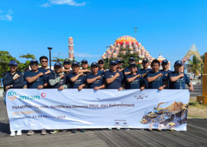 Terra Drone Indonesia Tingkatkan Kompetensi Karyawan ANTAM Lewat Pelatihan Remote Pilot