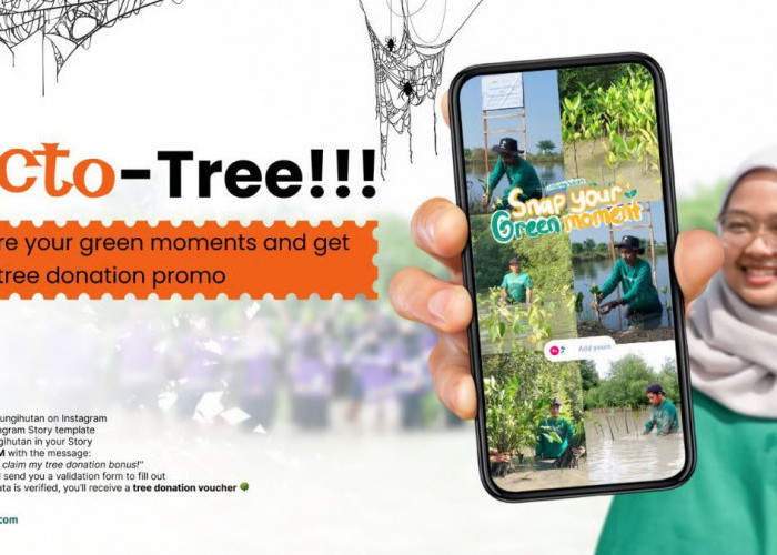 LindungiHutan Hadirkan Voucher Donasi Pohon Spesial Oktober Eksklusif “Octo-Tree”