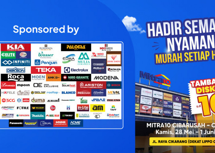 Mitra10 Cibarusah Hadir Semakin Nyaman: Melengkapi Kebutuhan Renovasi & Perlengkapan Rumah dalam Satu Atap