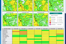 BMKG Rilis Potensi Hujan Harian di Kalimantan Barat 16–22 November 2025