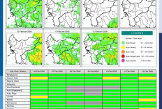 BMKG Kalbar Rilis Potensi Hujan Harian 6–12 Februari 2026