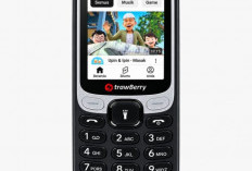 STRAWBERRY ST100: Ponsel Keypad 4G yang Bisa Akses YouTube dan TikTok