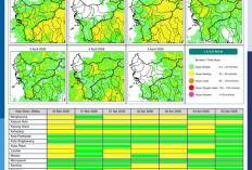 BMKG Kalbar Rilis Potensi Hujan Harian 30 Maret–5 April 2026