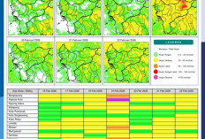 BMKG Kalbar Rilis Potensi Hujan Harian 16–22 Februari 2026