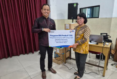 BRI Otista Region 6/Jakarta 1 Salurkan CSR berupa Komputer untuk SMP Cahaya Sakti