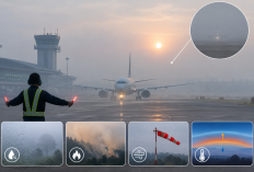 Kenapa Visibility Bandara Supadio Pontianak Turun pada Pagi Hari? Ini 4 Faktor Memengaruhinya