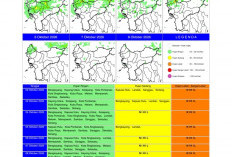 BMKG Kalbar Rilis Potensi Hujan Harian 2–8 Oktober 2026