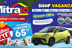 Sisa Sebulan Shopvaganza 2025, Nikmati Juga Diskon Christmas Sale Hingga 65% di Mitra10!
