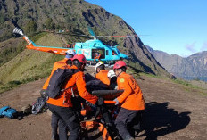 Helikopter FINNS Search & Rescue berhasil evakuasi wisatawan terluka dari Gunung Rinjani