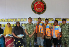 Kogabwilhan III Salurkan Bantuan Sembako dan Life Vest kepada Nelayan di Maluku Utara