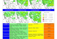 BMKG Kalbar Rilis Potensi Hujan Harian 18–24 September 2026