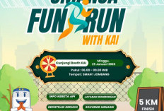 KAI Daop 7 Madiun Hadir Lebih Dekat dalam Event “Smansa Fun Run With KAI” di Kota Jombang