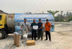Bantu Warga Terdampak Karhutla, PT PSL Salurkan 94000 Liter Air Bersih dan Alat Kesehatan di Mempawah