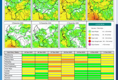 BMKG Kalbar Rilis Potensi Hujan Harian 5–11 Desember 2025