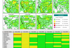 BMKG Kalbar Rilis Potensi Hujan Harian 9–15 April 2026