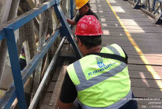 KAI Daop 2 Bandung Perbaiki Jembatan Cirahong Demi Keselamatan Perjalanan