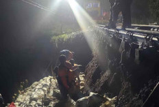 Hujan Deras Kembali Gerus Jalur KA di Petak Cibeber–Lampegan, Perjalanan KA Siliwangi Dibatalkan