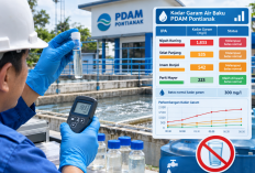 PDAM Pontianak Update Kadar Garam Air Baku Hari Selasa, 27 Oktober 2026