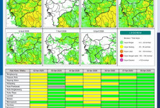 BMKG Kalbar Rilis Potensi Hujan Harian 2–8 April 2026