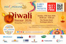 Satu Bulan Menuju Indoindians Diwali Bazaar 2026, Tiket Early Bird Buy 1 Get 1 Free Resmi Dibuka